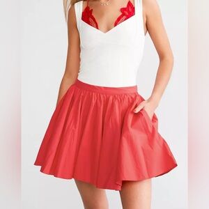 NWT Free People Gaia In Bella Rosa Skirt